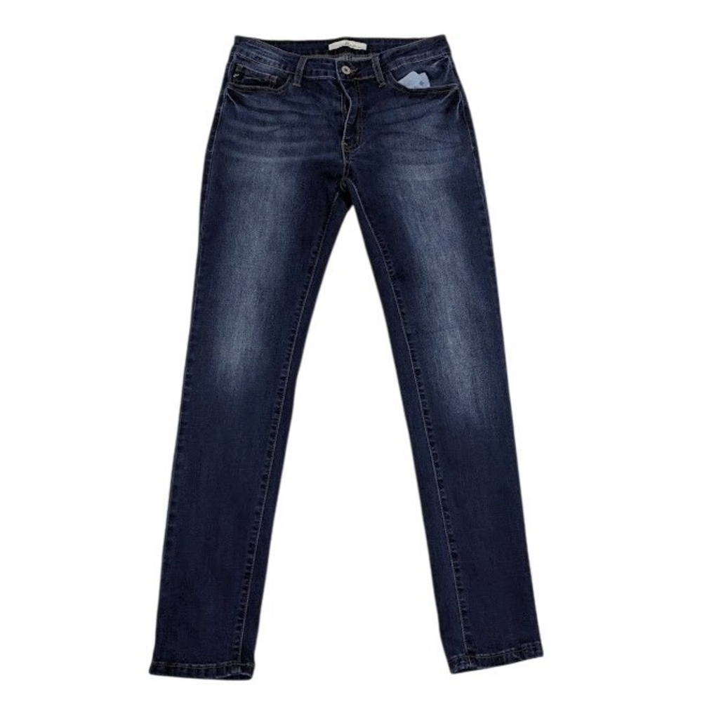 Womens Vanilla Star Skinny Jeans Size  W11 29 Dark Wash Distressed Stretch Denim